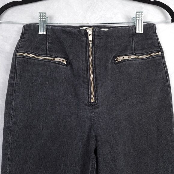 REFORMATION Jeans Womens 24 Black High Waist Skinny Stretch Niki Jean 24x29 - Picture 2 of 16